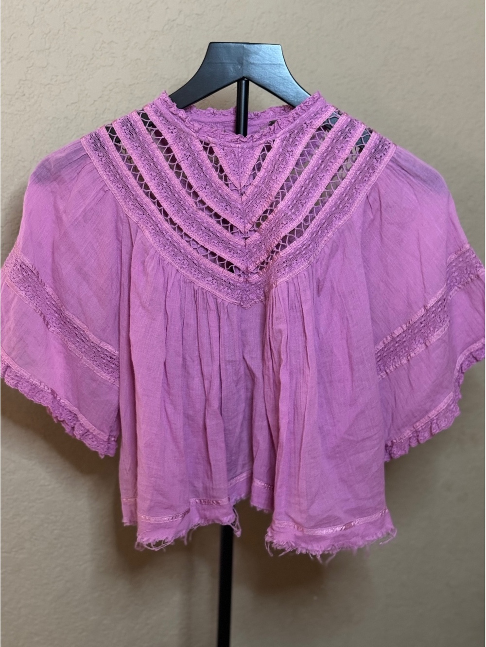 Free People- XS Purple Top/Blouse